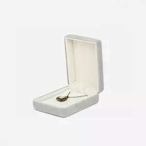 (연 그레이 펜던트 목걸이함-대)고급 쥬얼리 벨벳 보관함 보석함 선물함 목걸이함 대