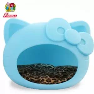 플라스틱 동굴형 펫하우스 쿠션포함 U110433 강아지집