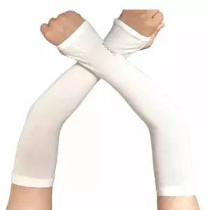 햇빛차단팔토시 쿨토시 손등토시 화이트 골프팔토