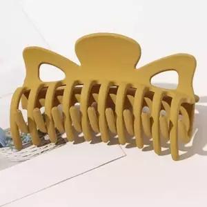 올림머리 옐로우 빅사이즈 헤어 집게핀 무광 왕 집게 WFIR5PZ