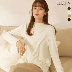 루시앙 울 블렌디드 기모 티블라우스 (4color)