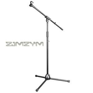 가정용 바닥 마이크 스탠드 다기능 360 ° 스테이지 풀 메탈 미끄럼 방지 풋 커버 포함