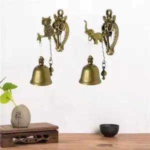 도어벨 풍경종 코끼리 부엉이 빈티지 초인종 현관종 학교종 집들이선물 부엉이 현관 출입 장식 카페 빈티지