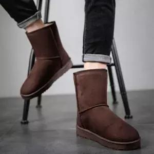 남성 겨울 방한 부츠 캐주얼 남자 미들 신발 털 방한화 남자겨울신발 털신발 부츠 남성겨울신발