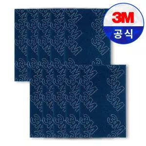 3M 마이티블루 10개 수세미 산업용 공업용 핸드패드 기스 제거 폴리싱 