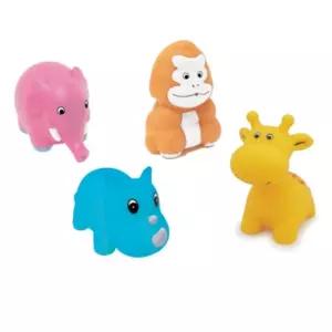 6개월 아기 목욕 욕실 물총 놀이 장난감 욕조 물놀이 완구 동물 4종 세트 두살 세살 유아 어린이 육아템 애