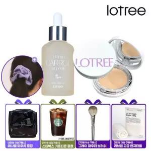 [보습 메이크업2종세트] 로트리 트리플케익+비타민 톤업 캐롯앰플 GIFT)스크런치