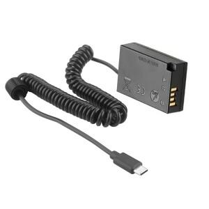 ACK-E18 Canon EOS Rebel SL2 T6i 200D II 용 더미 배터리 유형-C 케이블 커플러