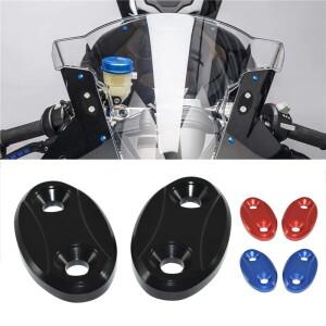 [호환품]바이크 오토바이 백미러 좌석 장식 커버 미러베이스 BMW 호환 S1000RR S 1000 RR 2009-2012 2013