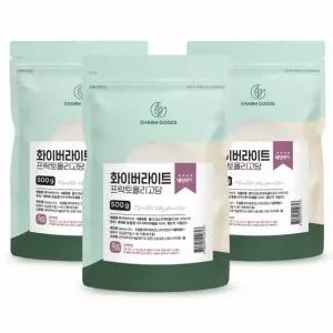 프락토올리고당 분말 치커리 추출물 프리바이오틱스 가루 유산균의먹이 500g 3팩