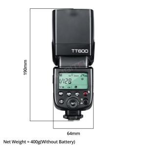 Godox TT600 Canon Nikon Sony Pentax Olympus Fuji Lumix 용 2.4G 무선 GN60 마스터/슬레이브 카메라 플래