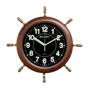 GB4413 야광 무소음 주석 원목 벽시계 월넛 (WFKEPY0)