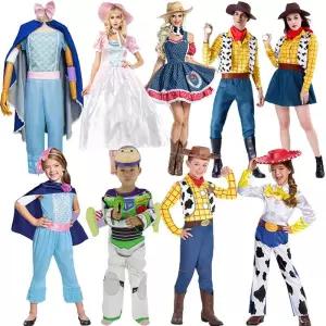 토이 스토리 코스프레 우디 보핍 버즈 라이트이어 성인 아동 캐릭터 코스튬 의상