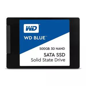 웨스턴 디지털 500GB WD 블루 3D NAND 내장 PC SSD - SATA III 6Gb/s 2.5 /7mm 최대 560MB/s WDS500G2B0A