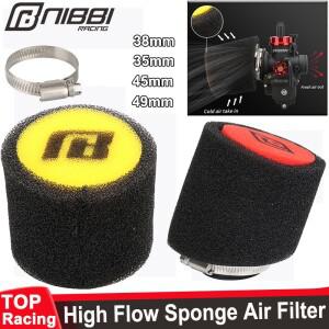 [호환품]NIBBI 폼 에어 필터 스폰지 클리너 35mm 자동차 레이싱 바이크 오토바이 스쿠터 먼지 핏 자전거 액