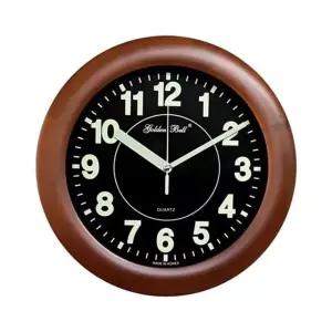 GB4411 야광 무소음 원목 벽시계 32cm 월넛 (WFKEPXX)