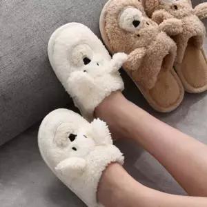 인기상품 실내 털실내화 겨울 곰돌이 거실화 슬리퍼 사무실 방한화 [WFKHFRQ_260108]