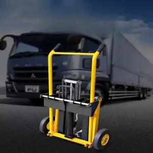 접이식 지게차 수동 직선바퀴 평판 운반