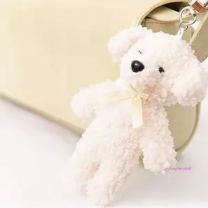 애니멀 10컬러s 강아지 뽀글이 키링qrs851