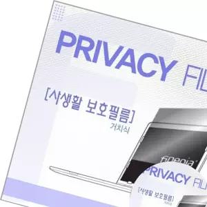 지문방지필름 LG 2022 그램16 거치식 사생활 보호필름F 16ZD95P