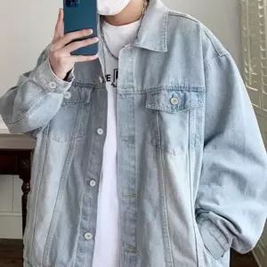 남성 캐주얼 연청데님 집업 점퍼 자켓 LD635