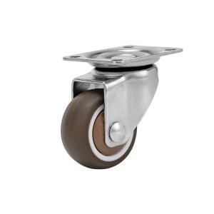 인치 브레이크 음소거 1 012 대용량 책상 풀리 20mm 교체 밀차 360 플레이트