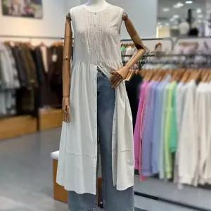 [써스데이아일랜드]핀턱 로브 풀오픈 원피스 t246aop132