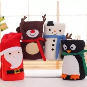 크리스마스 무릎담요 캐릭터무릎담요 대형무릎담요 롱후드 낚시 등산 빅사이즈 무릎담요 극세사 야유회 이