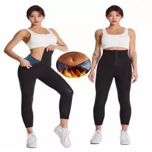 [하프클럽/]남녀공용 헬스팬츠 후끈 3단 코르셋 땀복바지 타이즈