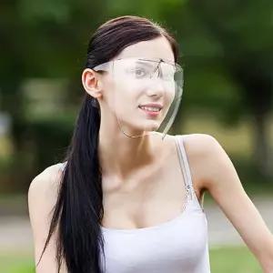 전면 보안경 얼굴 보호 벌초 작업 투명 안면 마스크 전면보안경 고글보안경