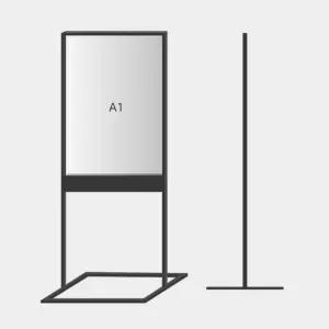 국산 대형 양면 A1 슬림 라인 로고여백 철제 입간판 홍보 워크숍 요가 광고간판