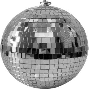 홀리데이 홈 웨딩 생일 크리스마스 새해 댄스 플로어 클럽 무대를 위한 미러 디스코 볼 8인치 실버 행잉