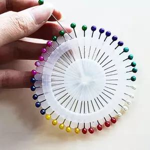 구슬 수선핀 120개입 스티치 핀 원단 바느질 부자재 시침핀 옷핀 봉제