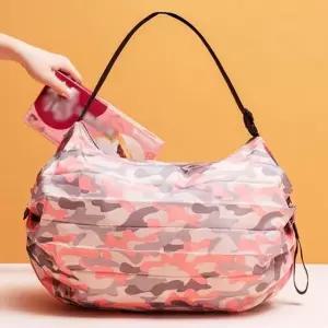 접이식 장바구니 04장바구니-당근 어깨끈 마트 포켓