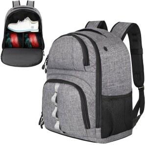 볼볼링 백팩 2종, 신발 수납공간 및 포텍티브 폼 패딩이 있는 볼링 볼백, 미국 사이즈 16까지 신발에 맞습니다