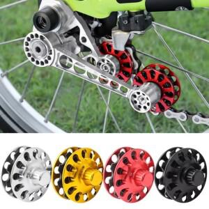 MUQZI 듀얼 체인 텐셔너 자키 휠 brompton 호환접이식 자전거 뒷 변속기 가이드 풀리