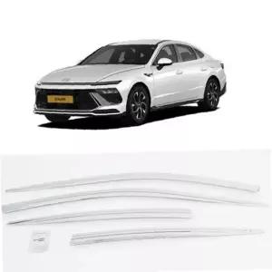 소나타 디엣지 크롬 썬바이저 원도우 썬가드 택시