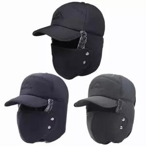 방한모 캡모자 귀달이 남자 마스크 기모모자 겨울