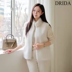 여성 겨울 페이크퍼 빅사이즈 베스트 집업 조끼 캐주얼 등원 출근 마실룩