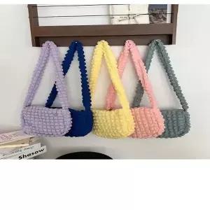 ch8816 퐁실퐁실 버블 숄더백 가방 구름가방 핸드백 주름가방