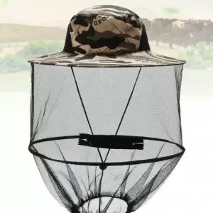 벌망 모자 벌모자 양봉 낚시 햇빛 가리개 접이식 벌망모자 방충망 모기장 기모자_24072622