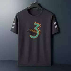 031 썸머쓰리 남성 아이스 기능성 라운드 반팔티