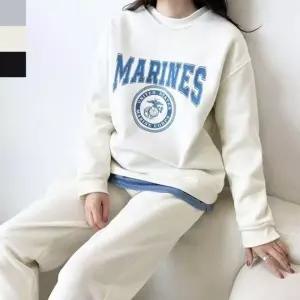 여성 기모 맨투맨 조거 팬츠 세트 여자 겨울 데일리룩 트레이닝복 따뜻한