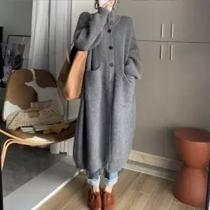 [위드기프트] 볼수록 예쁜 두툼 빈티지 롱가디건