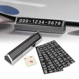 주차알림판 전화번호판 차량 핸드폰번호 듀얼 차 주차번호판 자동차전화번호판 자동차주차번호판