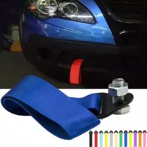 견인장치 나일론 견인 스트랩 차량용 레이싱 로프 그린 블랙 레드 28cm 범퍼 트레일러