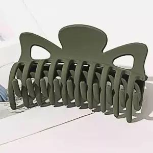 헤어 집게핀 무광 올리브 올림머리 빅사이즈 왕집게핀 WED0BD0