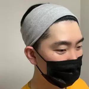 헤어밴드 골지 헬스 남자머리띠 와이드 국내제작 서진 WEDCA64