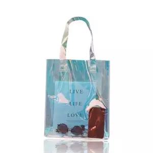 미니 직장인 숄더 에코백 토트백 투명 여성 쇼퍼백 WECAF9C