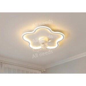 서큐라이트 구름 D실링팬 침실 조명선풍기 천장등 모드다 레일실링팬 역회전 실링펜